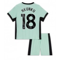 Koszulka piłkarska Chelsea Christopher Nkunku #18 Strój Trzeci dla dzieci 2023-24 tanio Krótki Rękaw (+ Krótkie spodenki)